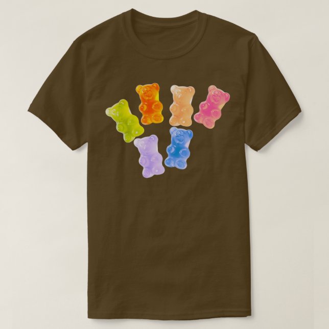 Bear Gummy Worm T-Shirt (Design Front)