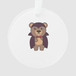 Bear Halloween Cute Devil Kids Vampire Costume Ornament
