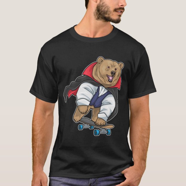 Bear Halloween Vampire T-Shirt (Front)