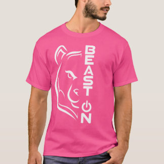 Bear Head Beast On Gym Workout Fitness Training Bo T-Shirt