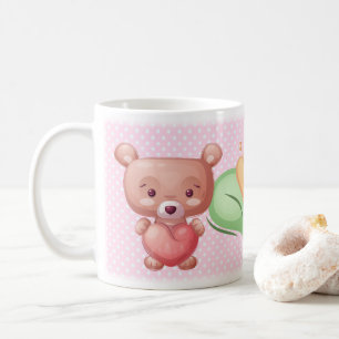 Bear Heart Collection - Pink Coffee Mug