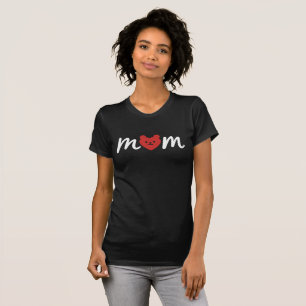Bear Heart Mum Minimalist Love T-Shirt