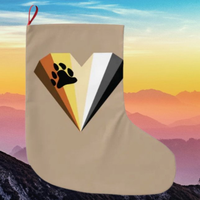 Bear Heart Pride Holiday Stocking (Creator Uploaded)