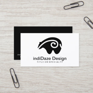 bear heartline business card