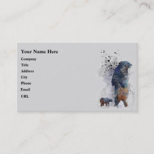 BEAR & HER BABY BUSINESS CARD