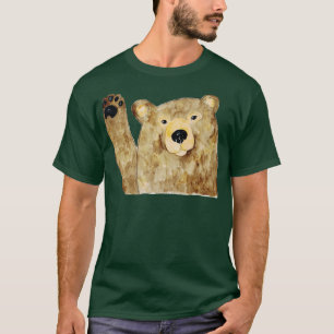 Bear high five Painting 1 T-Shirt