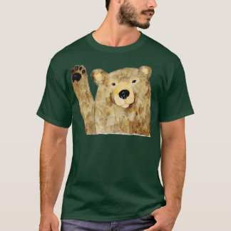 Bear high five Painting 1 T-Shirt