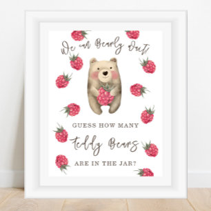 BEAR - How many teddy bear are in the jar Poster