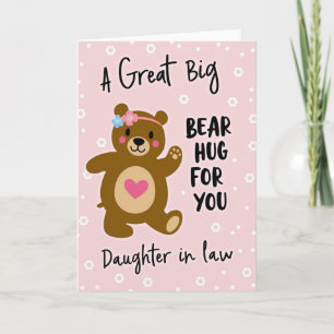 Bear Hug For Daughter Card