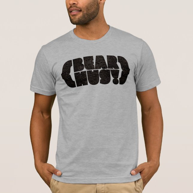 Bear Hug: Grey T-Shirt (Front)