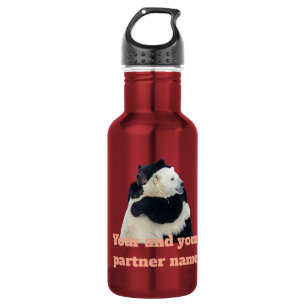 Bear Hug Love (Customisable) 532 Ml Water Bottle