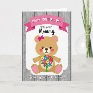 Bear Hug Mother Love Card