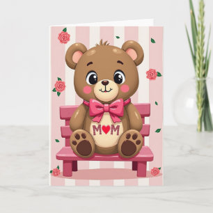 Bear Hug Mother Love Day Card