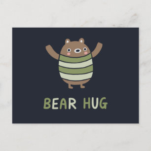 Bear Hug Postcard