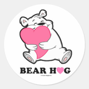 Bear Hug Stickers