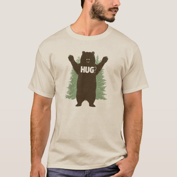 Bear Hug TShirts & Shirt Designs Zazzle UK