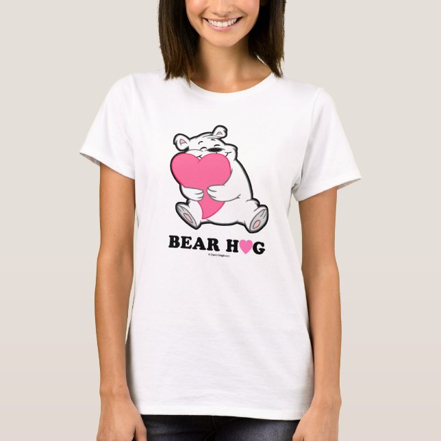 Bear Hug White Shirts (Front)