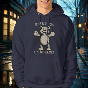 Bear Hugs on Demand! - Cosy Bear Hoodie