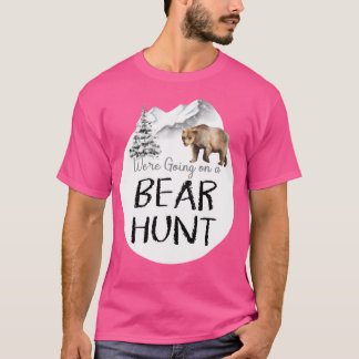 Bear Hunt Watercolour Tatra Cottage T-Shirt