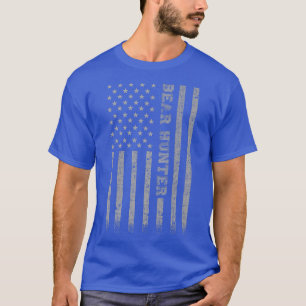 Bear Hunter American Flag Premium T-Shirt