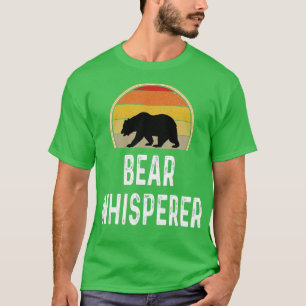 Bear Hunter Gifts Funny Bear Whisperer Hunting Re T-Shirt