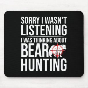Bear Hunter Hunting In Alaska Mouse Mat