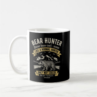 Bear Hunter T shirt Vintage Hunting Funny Hunters Coffee Mug
