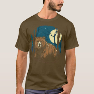 Bear Hunting Lover Wild Animals Forest Wildlife Be T-Shirt