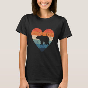 bear hunting retro vintage 70s 60s hearth T-Shirt