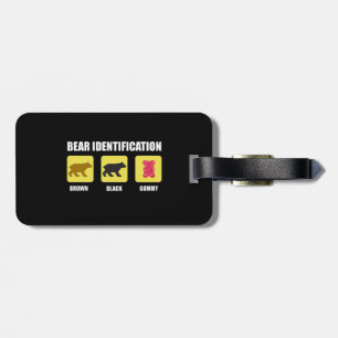 Bear Identification Funny Luggage Tag