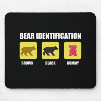 Bear Identification Funny Mouse Mat