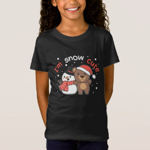 Bear I'm Snow Cute Snowman Snow Pun T-Shirt