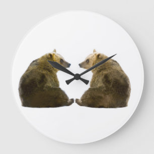 Bear image for Round-Large-Wall-Clock Large Clock