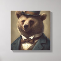 Bear In a Suit | Animal Art | Animal in a Suit