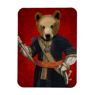 Bear in Blue Robes 3 Magnet