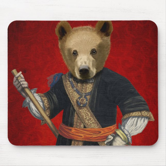 Bear in Blue Robes 3 Mouse Mat (Front)