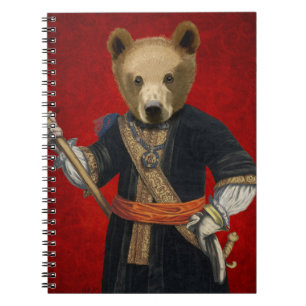 Bear in Blue Robes 3 Notebook