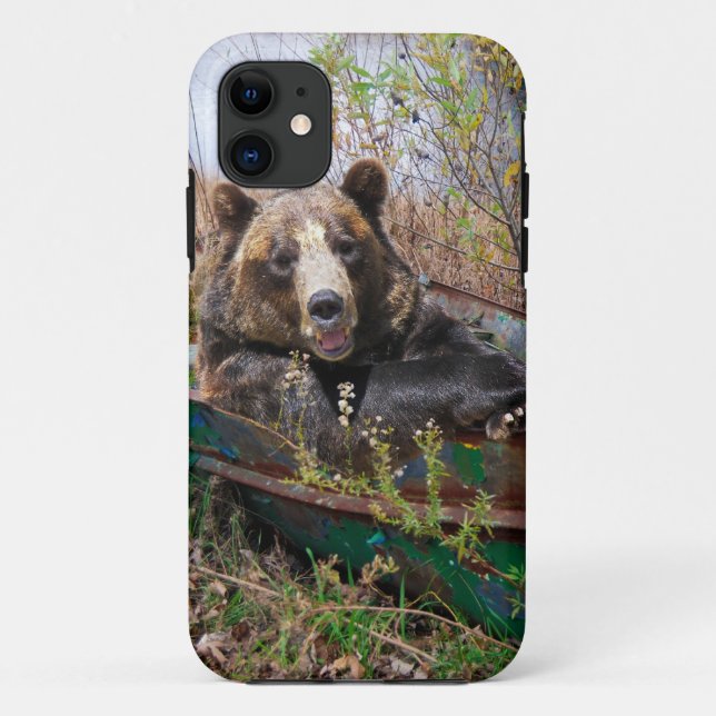 Bear in Boat Case-Mate iPhone Case (Back)