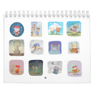Bear in Hat 2016 Calendar