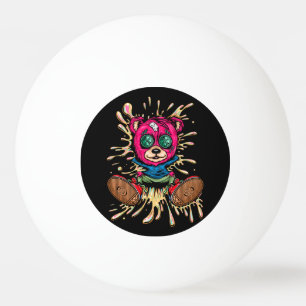 Bear In Honey Ping Pong Ball
