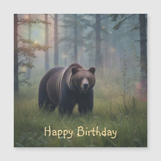Bear in Magical Forest (Front)