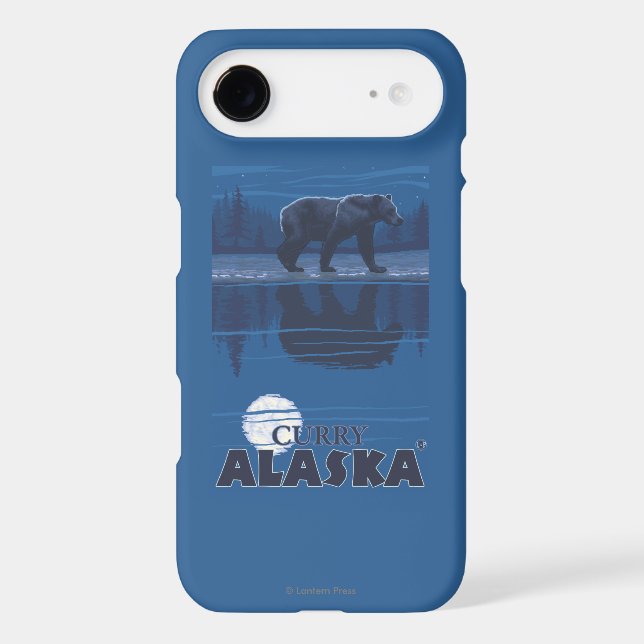 Bear in Moonlight - Curry, Alaska Case-Mate iPhone Case (Back)