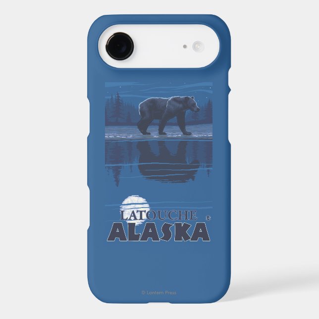 Bear in Moonlight - Latouche, Alaska Case-Mate iPhone Case (Back)