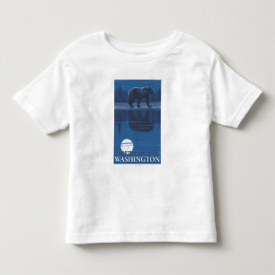 Bear in Moonlight - North Cascades, Washington Toddler T-Shirt