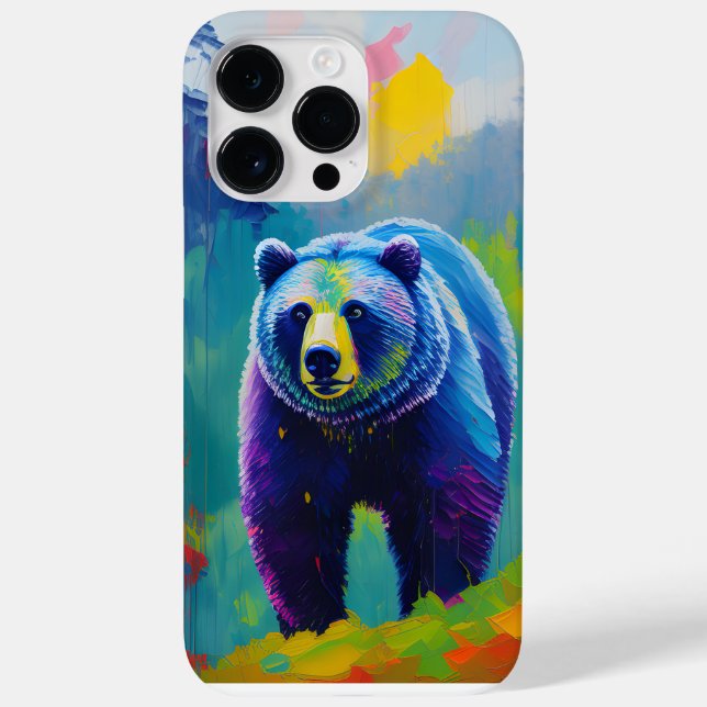 Bear in Nature Artwork iPhone / iPad case (Back)