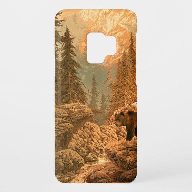 Bear in the Rocky Mountainsbear,brown,animal,grizz Case-Mate Samsung Galaxy Case (Back)