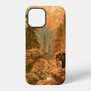 Bear in the Rocky Mountainsbear,brown,animal,grizz iPhone 12 Case