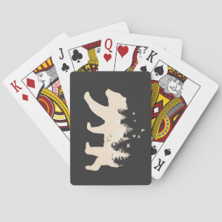 BEAR IN THE WILDERNESS PLAYING CARDS