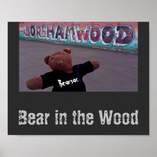 Bear in the Wood Poster