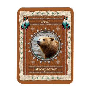 Bear -Introspection- Vinyl Flexi Magnet